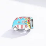 Charms Typu Pandora Pojazd z lodami - BSC163