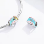 Charms Typu Pandora Pojazd z lodami - BSC163