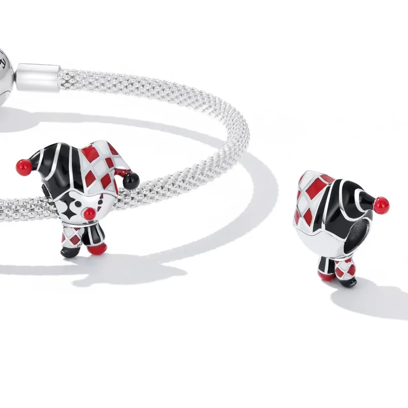 (zdjęcie do) Charms Typu Pandora Pokerowy klaun - SCC2237 - Wyświetl 4