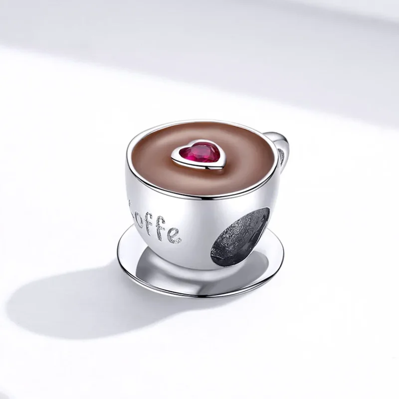(zdjęcie do) Charms Typu Pandora Popołudniowa kawa - SCC1286 - Wyświetl 3