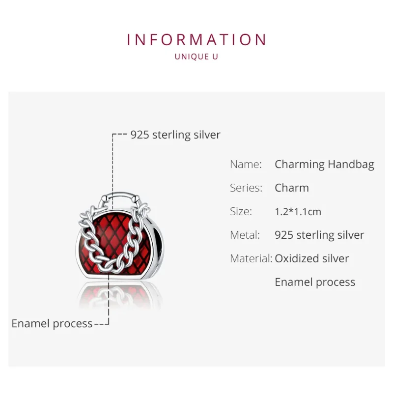 (zdjęcie do) Charms Typu Pandora Portmonetka - BSC345 - Wyświetl 6