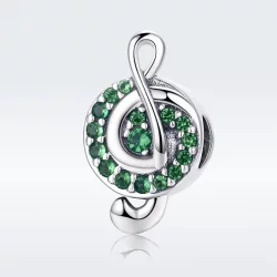 Charms Typu Pandora Potrójny klucz wiolinowy - SCC450