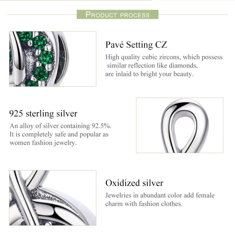(zdjęcie do) Charms Typu Pandora Potrójny klucz wiolinowy - SCC450 - Wyświetl 6