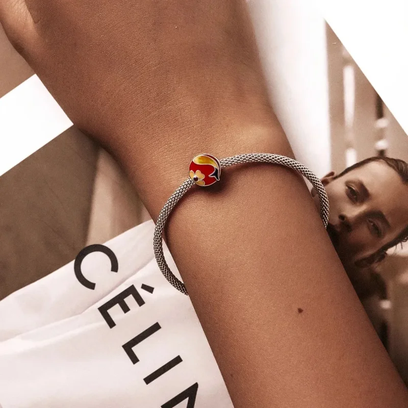 (zdjęcie do) Charms Typu Pandora Powodzenia Koi - SCC2066 - Wyświetl 5