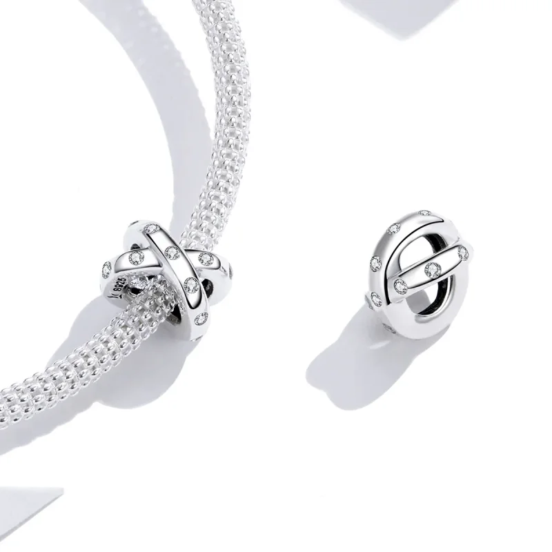 (zdjęcie do) Charms Typu Pandora Prosta geometria - SCC1515 - Wyświetl 3
