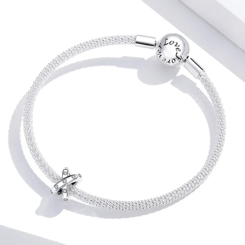 (zdjęcie do) Charms Typu Pandora Prosta geometria - SCC1515 - Wyświetl 4