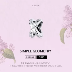 Charms Typu Pandora Prosta geometria - SCC1515
