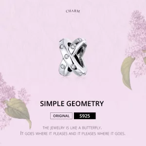 Charms Typu Pandora Prosta geometria - SCC1515