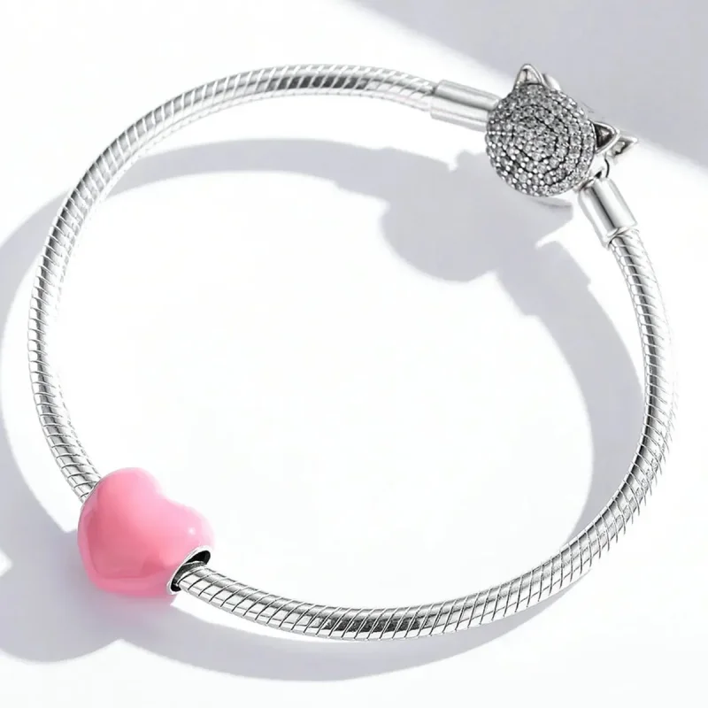 (zdjęcie do) Charms Typu Pandora Prosta miłość - SCC1986-PK - Wyświetl 3