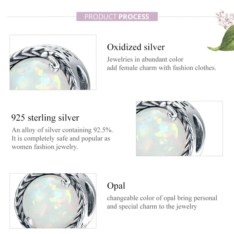(zdjęcie do) Charms Typu Pandora Prosta winorośl - SCC1576 - Wyświetl 8