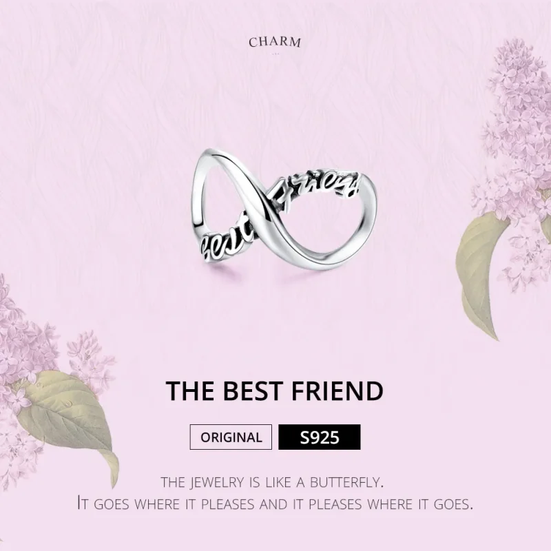 (zdjęcie do) Charms Typu Pandora Przyjaciele na wieczność - SCC1344 - Wyświetl 6