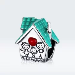 Charms Typu Pandora Przytulny domek - SCC1518