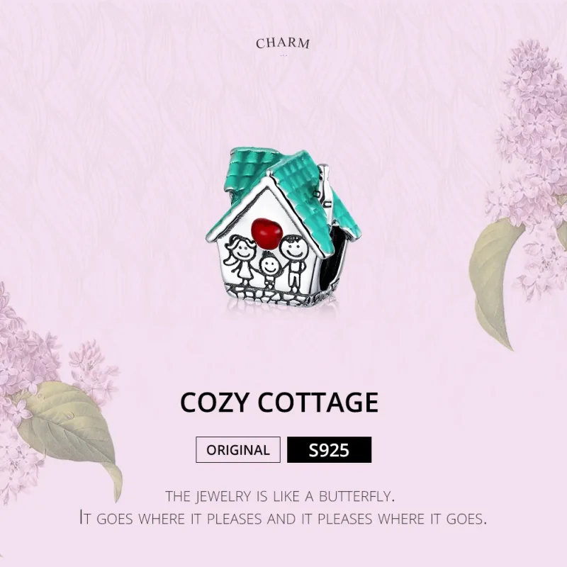 (zdjęcie do) Charms Typu Pandora Przytulny domek - SCC1518 - Wyświetl 6