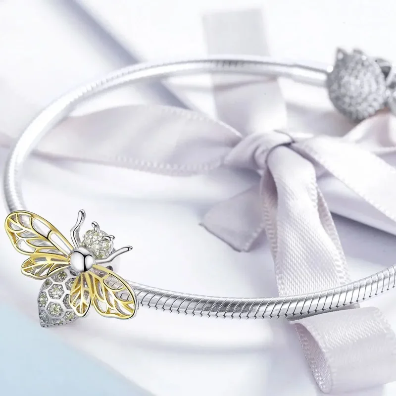(zdjęcie do) Charms Typu Pandora pszczoła - BSC067 - Wyświetl 3