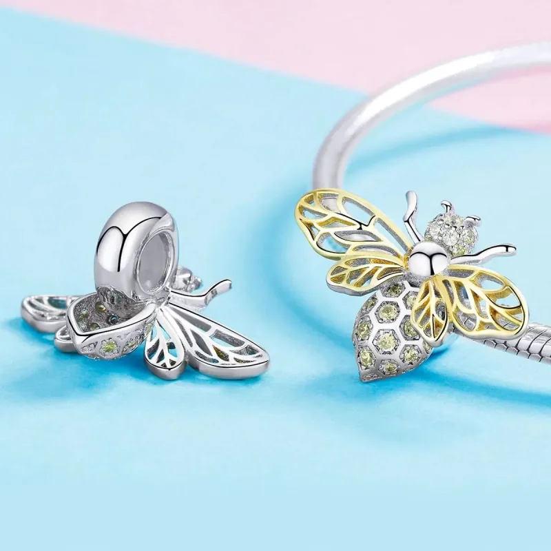 (zdjęcie do) Charms Typu Pandora pszczoła - BSC067 - Wyświetl 4