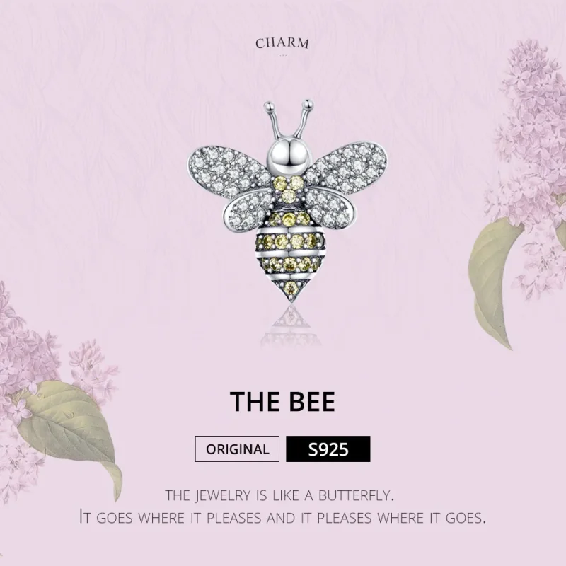 (zdjęcie do) Charms Typu Pandora pszczoła - SCC1194 - Wyświetl 2