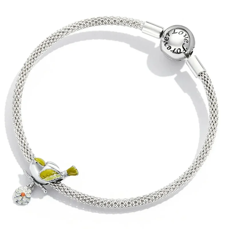 (zdjęcie do) Charms Typu Pandora Ptaki i kwiaty - początek wiosny - SCC2191 - Wyświetl 4