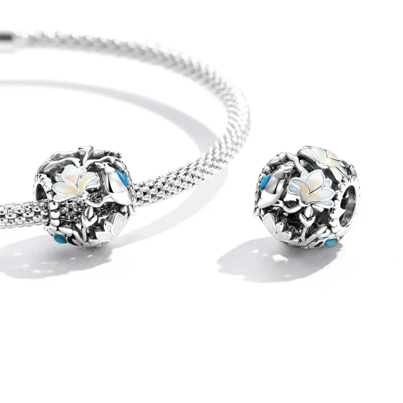 (zdjęcie do) Charms Typu Pandora Ptaki i kwiaty - Równonoc - SCC2194 - Wyświetl 3