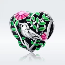 Charms Typu Pandora Ptaki w lesie - SCC647