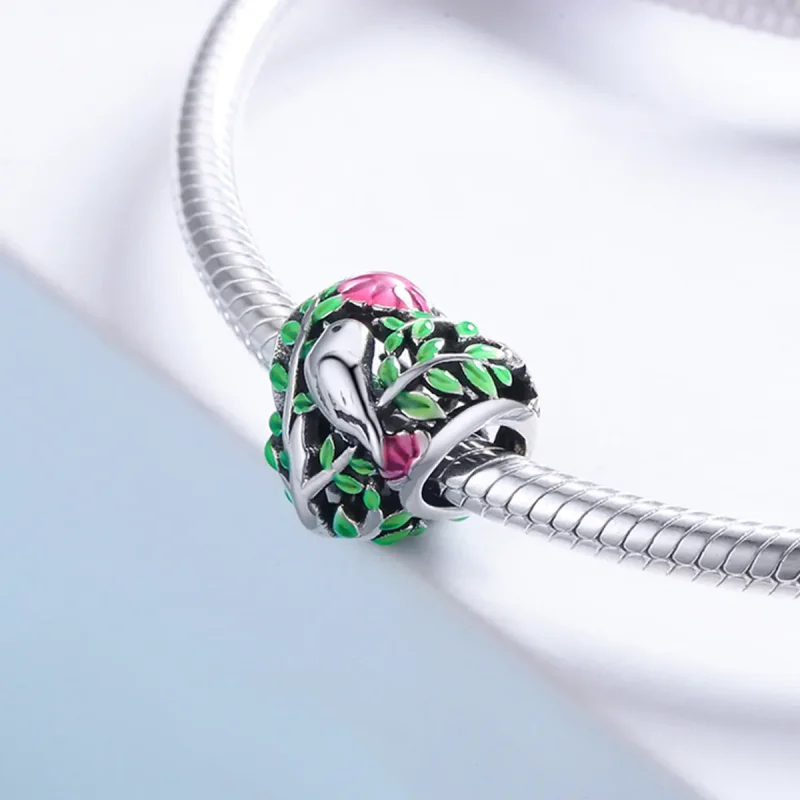 (zdjęcie do) Charms Typu Pandora Ptaki w lesie - SCC647 - Wyświetl 4