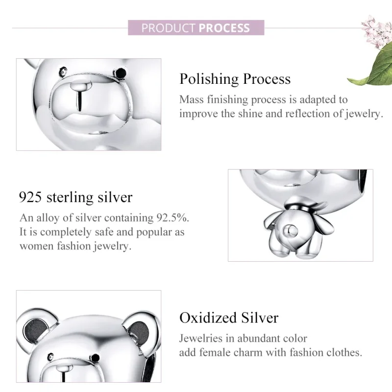 (zdjęcie do) Charms Typu Pandora Puchatek - SCC1502 - Wyświetl 8