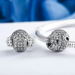 Charms Typu Pandora Pudel Szczeniak - SCC152