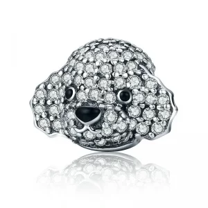 Charms Typu Pandora Pudel Szczeniak - SCC152