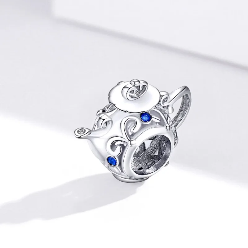 (zdjęcie do) Charms Typu Pandora Pusty czajniczek - BSC274 - Wyświetl 2
