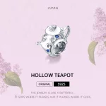 Charms Typu Pandora Pusty czajniczek - BSC274