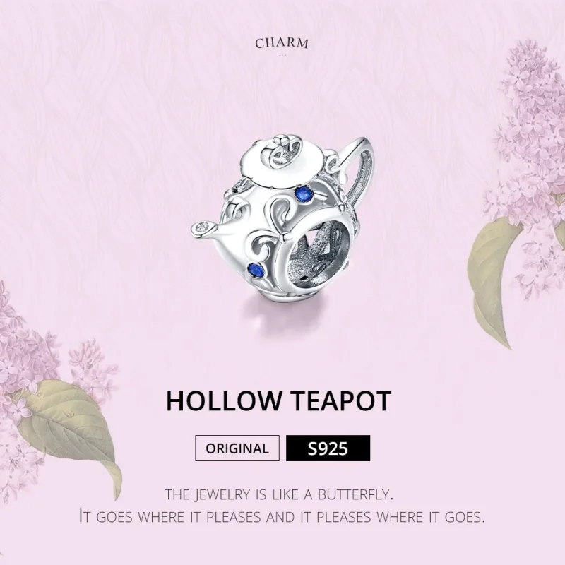 (zdjęcie do) Charms Typu Pandora Pusty czajniczek - BSC274 - Wyświetl 6