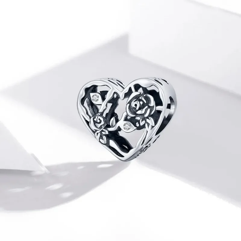 (zdjęcie do) Charms Typu Pandora Różana miłość - BSC475 - Wyświetl 2