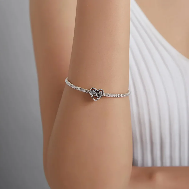 (zdjęcie do) Charms Typu Pandora Różana miłość - BSC475 - Wyświetl 5