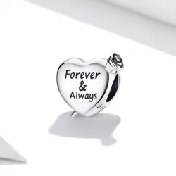 Charms Typu Pandora Różana miłość - BSC480