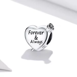 Charms Typu Pandora Różana miłość - BSC480
