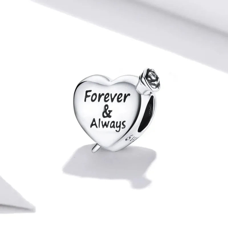 (zdjęcie do) Charms Typu Pandora Różana miłość - BSC480 - Wyświetl 2