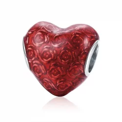 Charms Typu Pandora Różane serce - SCC1064