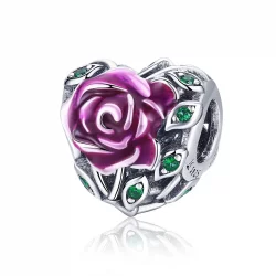 Charms Typu Pandora Różane serce - SCC927