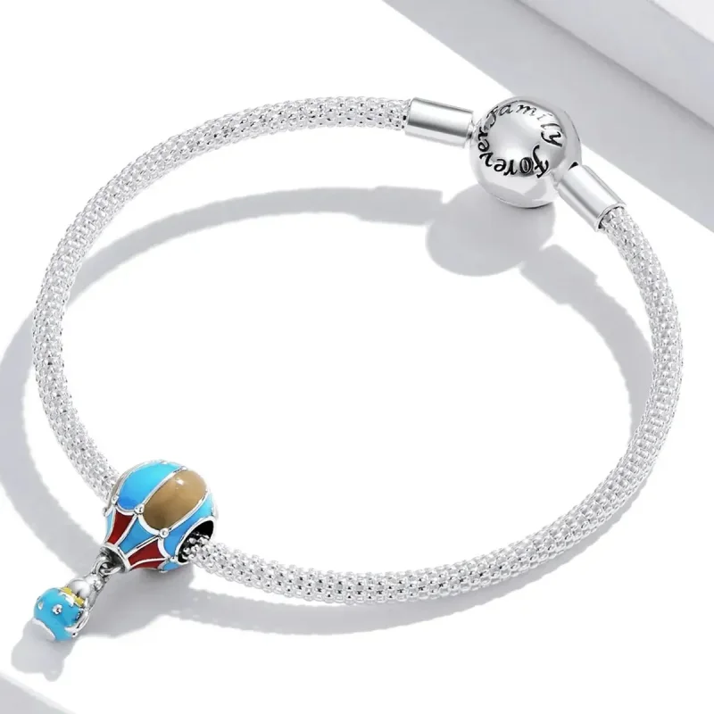 (zdjęcie do) Charms Typu Pandora Retro balon na ogrzane powietrze - BSC544 - Wyświetl 3