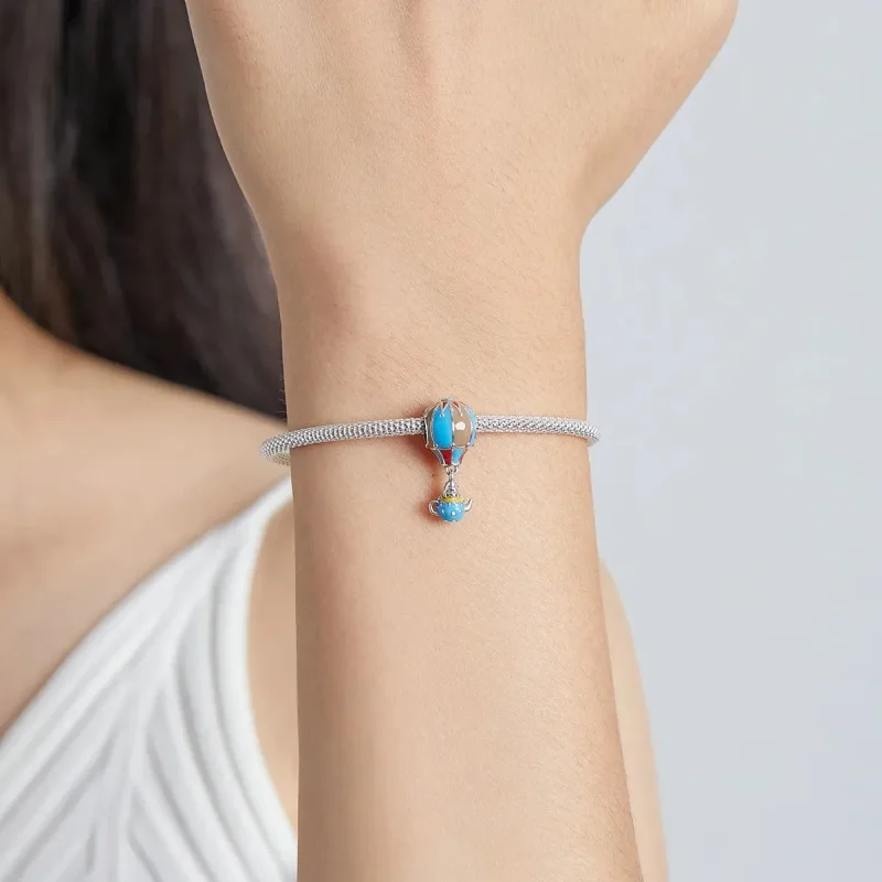(zdjęcie do) Charms Typu Pandora Retro balon na ogrzane powietrze - BSC544 - Wyświetl 5