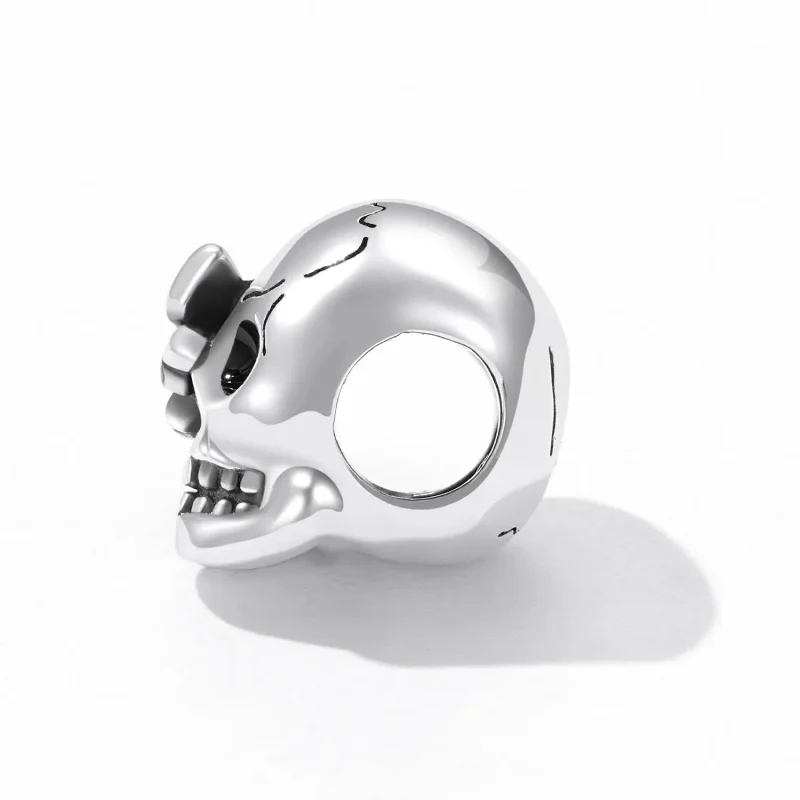 (zdjęcie do) Charms Typu Pandora Retro czaszka - SCC2232 - Wyświetl 3