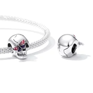 Charms Typu Pandora Retro czaszka - SCC2232