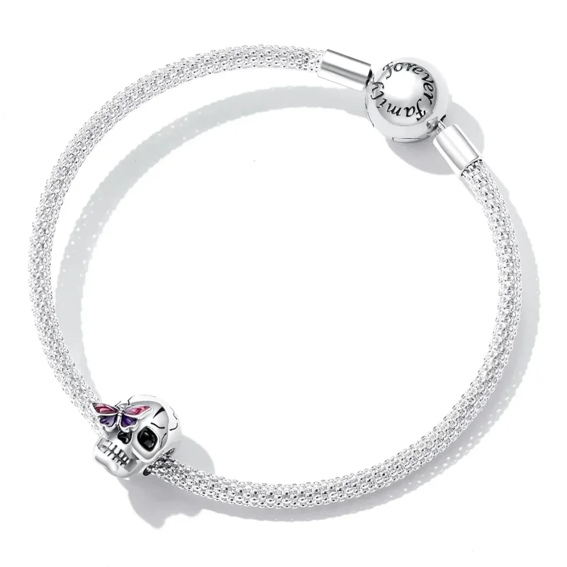 (zdjęcie do) Charms Typu Pandora Retro czaszka - SCC2232 - Wyświetl 5