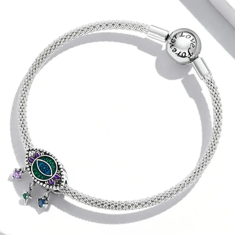 (zdjęcie do) Charms Typu Pandora Retro diabelskie oko - SCC2162 - Wyświetl 3
