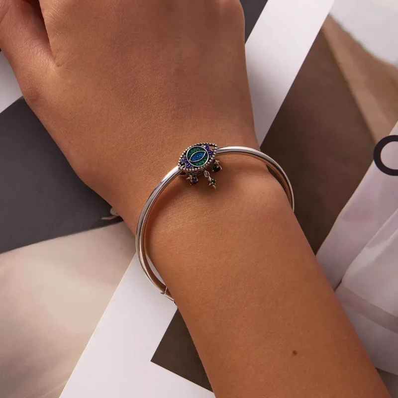 (zdjęcie do) Charms Typu Pandora Retro diabelskie oko - SCC2162 - Wyświetl 5