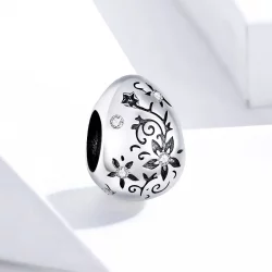 Charms Typu Pandora Retro jajko wielkanocne - SCC1466