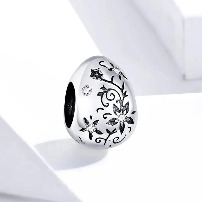 (zdjęcie do) Charms Typu Pandora Retro jajko wielkanocne - SCC1466 - Wyświetl 2