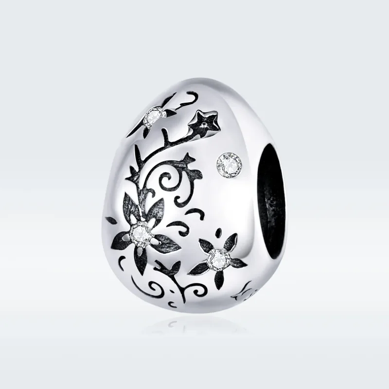 (zdjęcie do) Charms Typu Pandora Retro jajko wielkanocne - SCC1466 - Wyświetl 5