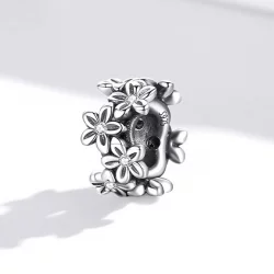 Charms Typu Pandora Retro Kwiaty - SCC1938