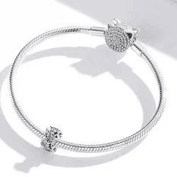 Charms Typu Pandora Retro Kwiaty - SCC1938