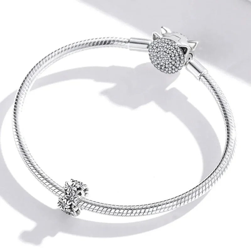 (zdjęcie do) Charms Typu Pandora Retro Kwiaty - SCC1938 - Wyświetl 3